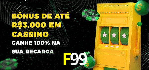 F99 melhor bônus de depósito